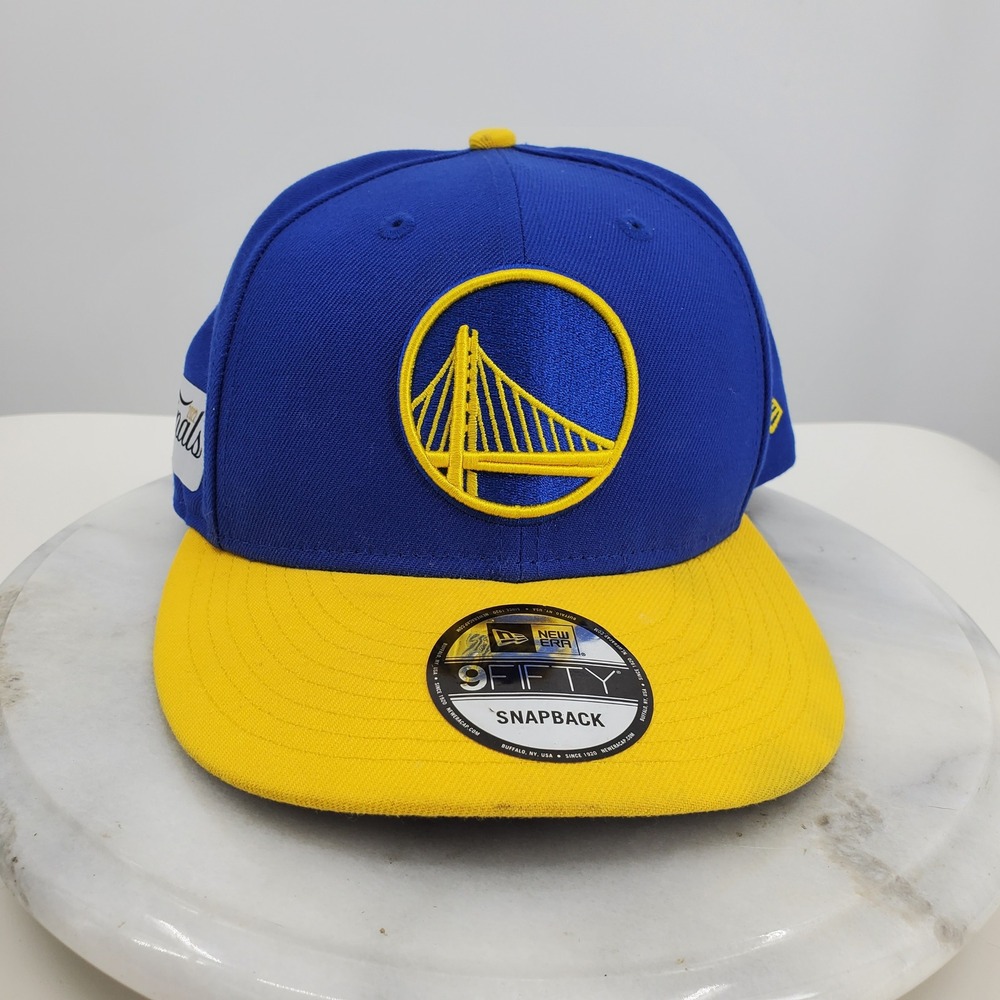 Golden State Warriors New Era 2022 NBA Finals‎ Snapback Hat Blue Basketball